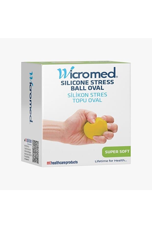 Silikon Stres Topu Sarı Super Soft